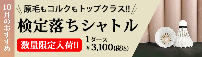 検定落ちシャトル