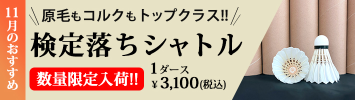 検定落ちシャトル