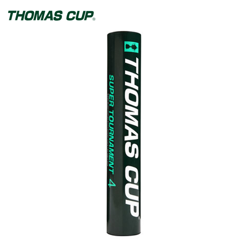 【thomascup】バドミントンシャトルコック st-4 スーパートーナメント (1ダース) 