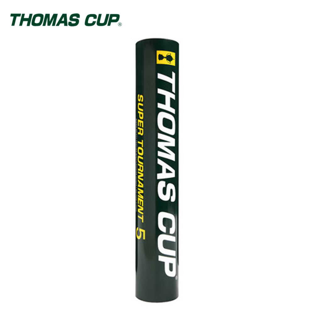 【thomascup】バドミントンシャトルコック st-5 スーパートーナメント (1ダース) 