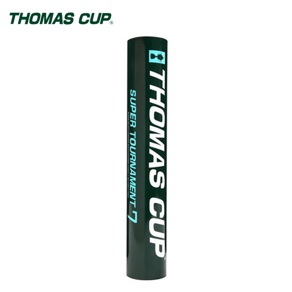【thomascup】バドミントンシャトルコック st-7 スーパートーナメント (1ダース) 