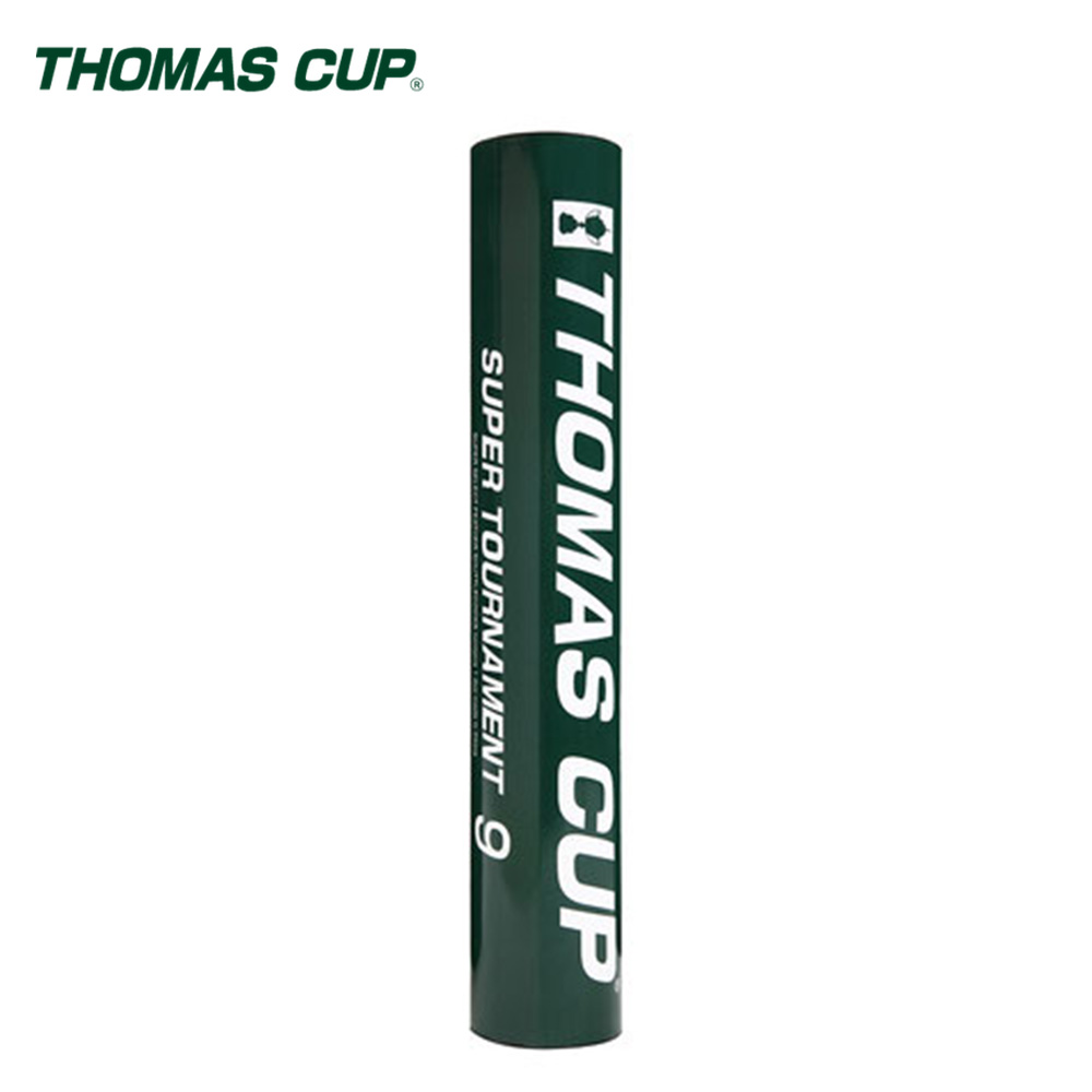【thomascup】バドミントンシャトルコック st-9 スーパートーナメント (1ダース) 