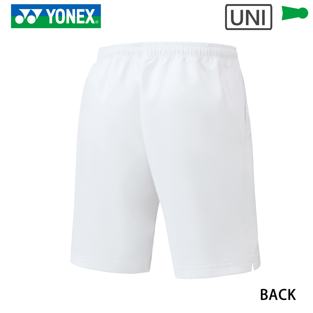 新品 YONEX ベリークール ユニ ハーフパンツ Oホワイト 15048 - ウェア