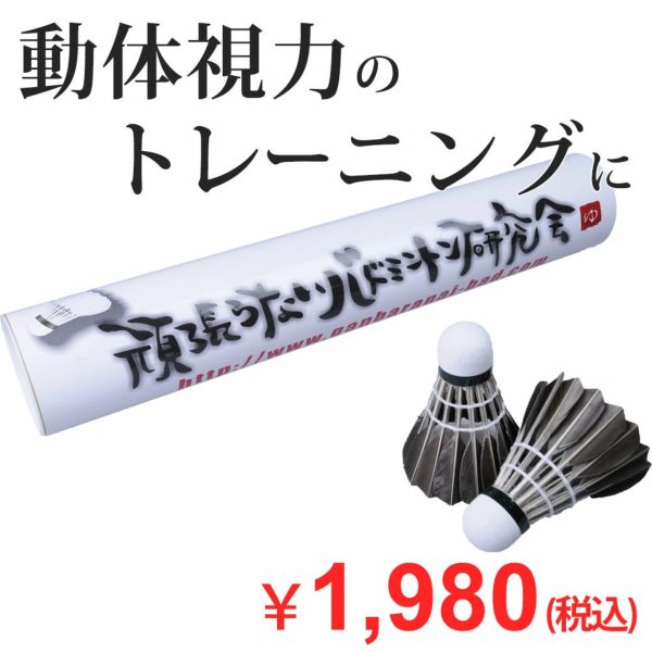 動体視力のトレーニングに最適！ 着後レビューでプレゼント！ バドミントン　オリジナルブラックシャトル