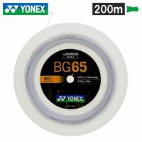 バドミントンガット MICRON 65 200mタイプ 【YONEX/ヨネックス】[BG65-2][ﾎﾜｲﾄ(011)]