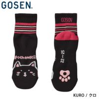 ゴーセン ぽちゃ猫 ウィメンズ ハーフソックス NSH03 GOSEN 2022pocha