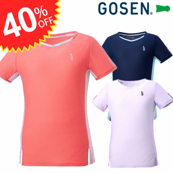 40%OFF】GOSEN レディース ゲームシャツ ゴーセン 20FW T2061 2021sale | 頑張らないバドミントン研究会