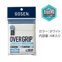 バリバドミントン テニス グリップテープ  バリアグリップ　オーバーグリップ 抗菌　【GOSEN/ゴーセン】[AC38] 