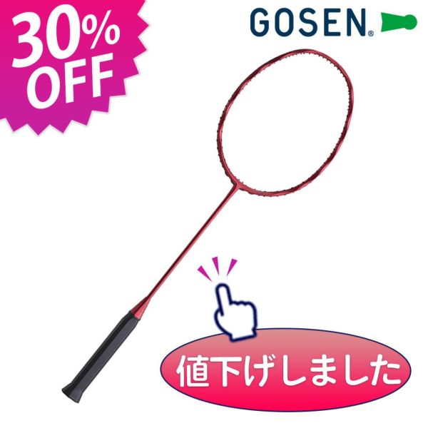 【30％OFF】GOSEN バドミントンラケット INFERNO インフェルノ レイド BRIFRDMR5 ゴーセン