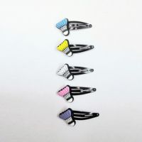 シャトルスリーピン バドミントン アクセサリー バドミントングッズ ヘアアクセサリー プレゼント　