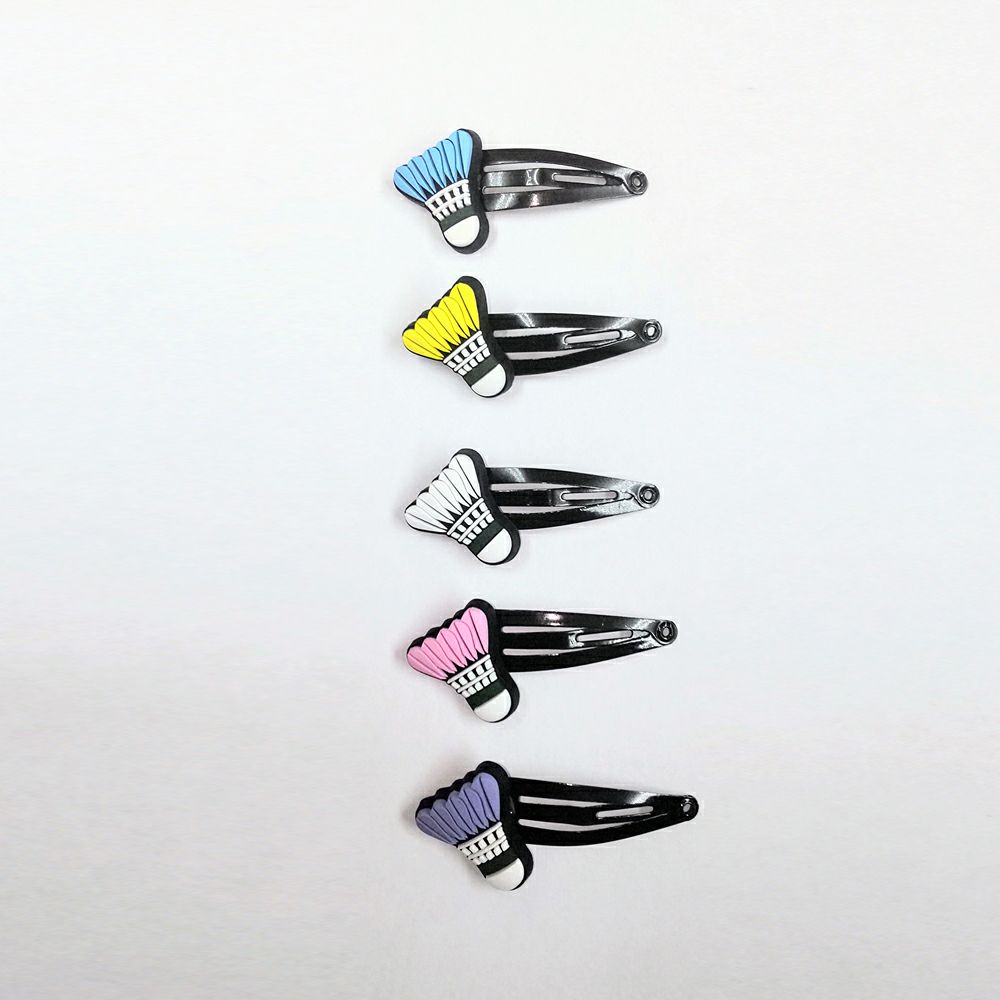 シャトルスリーピン バドミントン アクセサリー バドミントングッズ ヘアアクセサリー プレゼント　