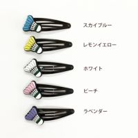 シャトルスリーピン バドミントン アクセサリー バドミントングッズ ヘアアクセサリー プレゼント　