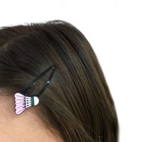 シャトルスリーピン バドミントン アクセサリー バドミントングッズ ヘアアクセサリー プレゼント　