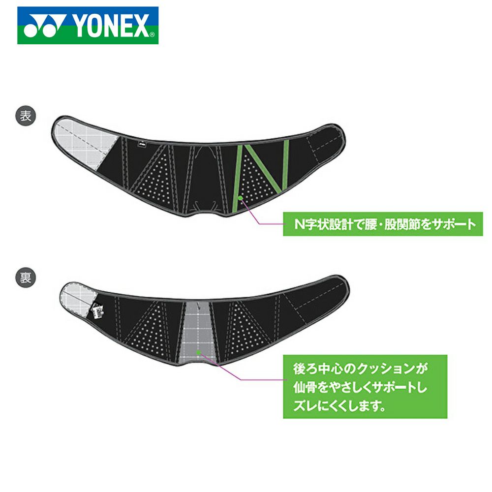 ユニ骨盤・股関節一体型ベルト STB-AC05 ヨネックス | 頑張らない