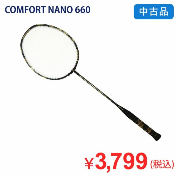 【中古品】【傷アリ】オリジナルバドミントンラケットComfort Nano 660