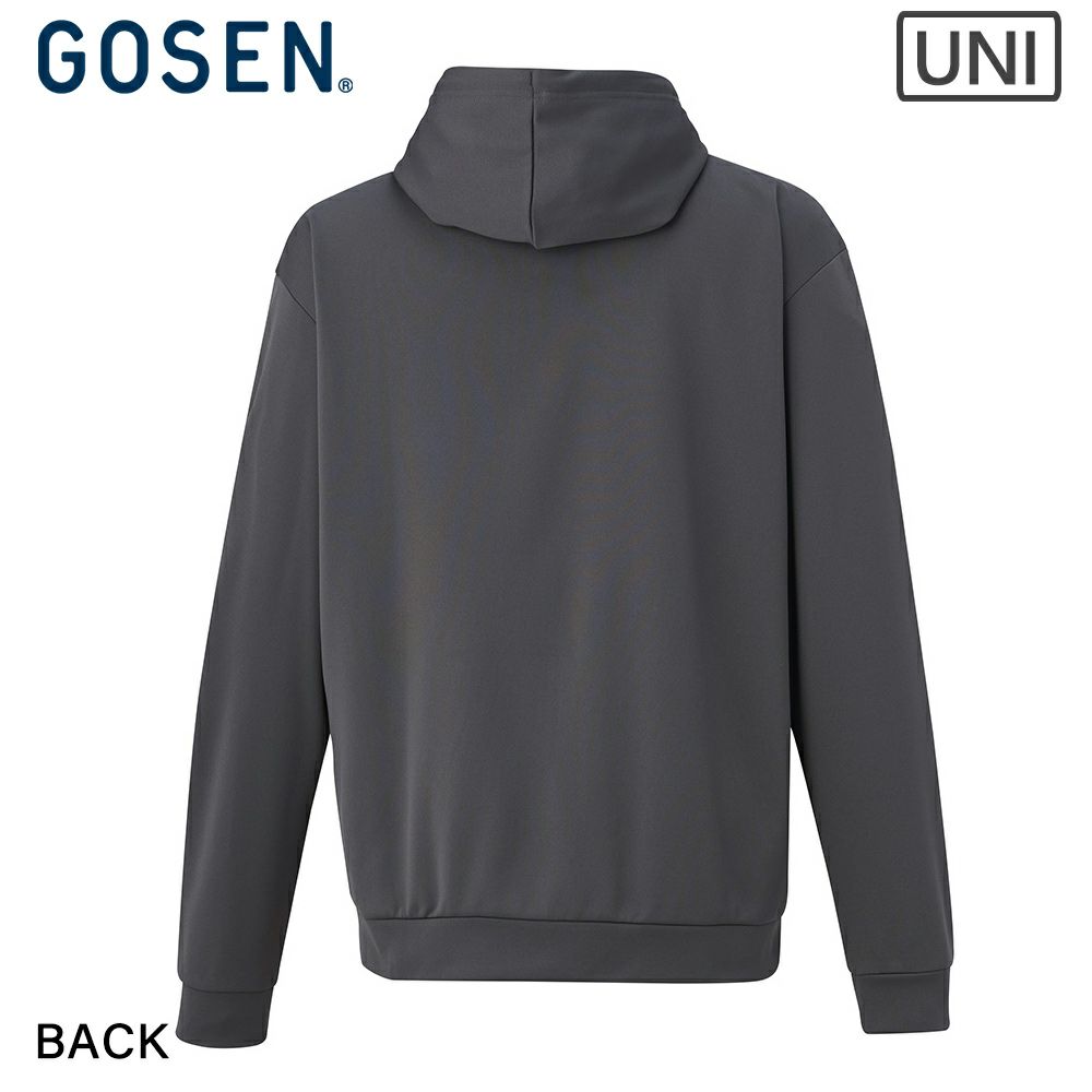 ゴーセン 裏起毛ストレッチプルオーバーパーカー ユニ W2344 GOSEN 2023gofw