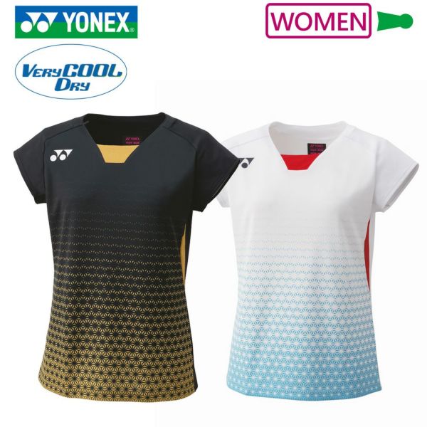 TEAM JAPAN トーナメントスタイル ヨネックス ウィメンズゲームシャツ（フィットシャツ） 20824 YONEX 2024yoss 日本代表