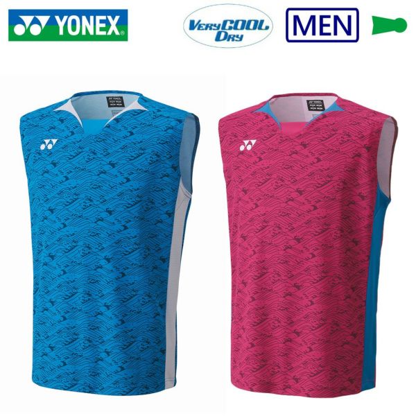 ヨネックス メンズゲームシャツ（ノースリーブ） 10614 YONEX 2024yoss 日本代表