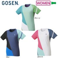 ゴーセン ゲームシャツ レディース T2407 GOSEN 2024goss