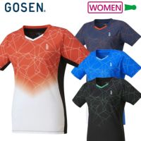 ゴーセン ゲームシャツ レディース T2413 GOSEN 2024goss