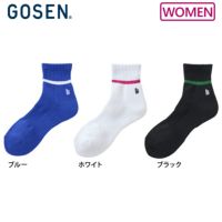 ゴーセン ショートソックス レディース F2401 GOSEN 2024goss