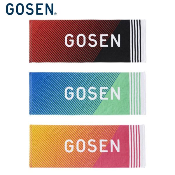 ゴーセン GOSEN フェイスタオル バドミントン フェイスタオル　ゴーセン GOSEN K2401 2024goss 2024mm