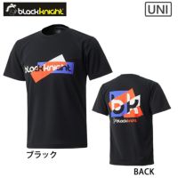 black knight ドライTシャツ ブラックナイト ユニ T-4101U バドミントン 2024bkss