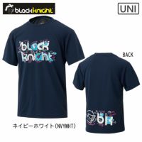 black knight ドライTシャツ ブラックナイト ユニ T-4103U バドミントン 2024bkss
