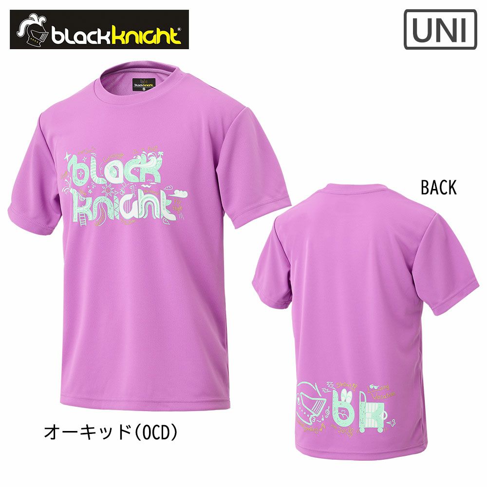 black knight ドライTシャツ ブラックナイト ユニ T-4103U バドミントン 2024bkss