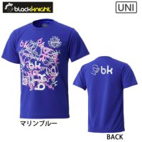 black knight ドライTシャツ ブラックナイト ユニ T-4104U バドミントン 2024bkss