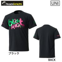 black knight ドライTシャツ ブラックナイト ユニ T-4107U バドミントン 2024bkss