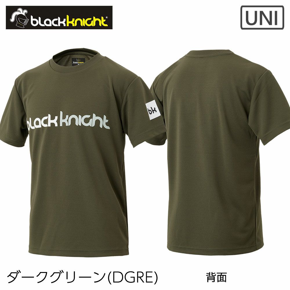 black knight ドライTシャツ ブラックナイト ユニ T-4105U バドミントン 2024bkss