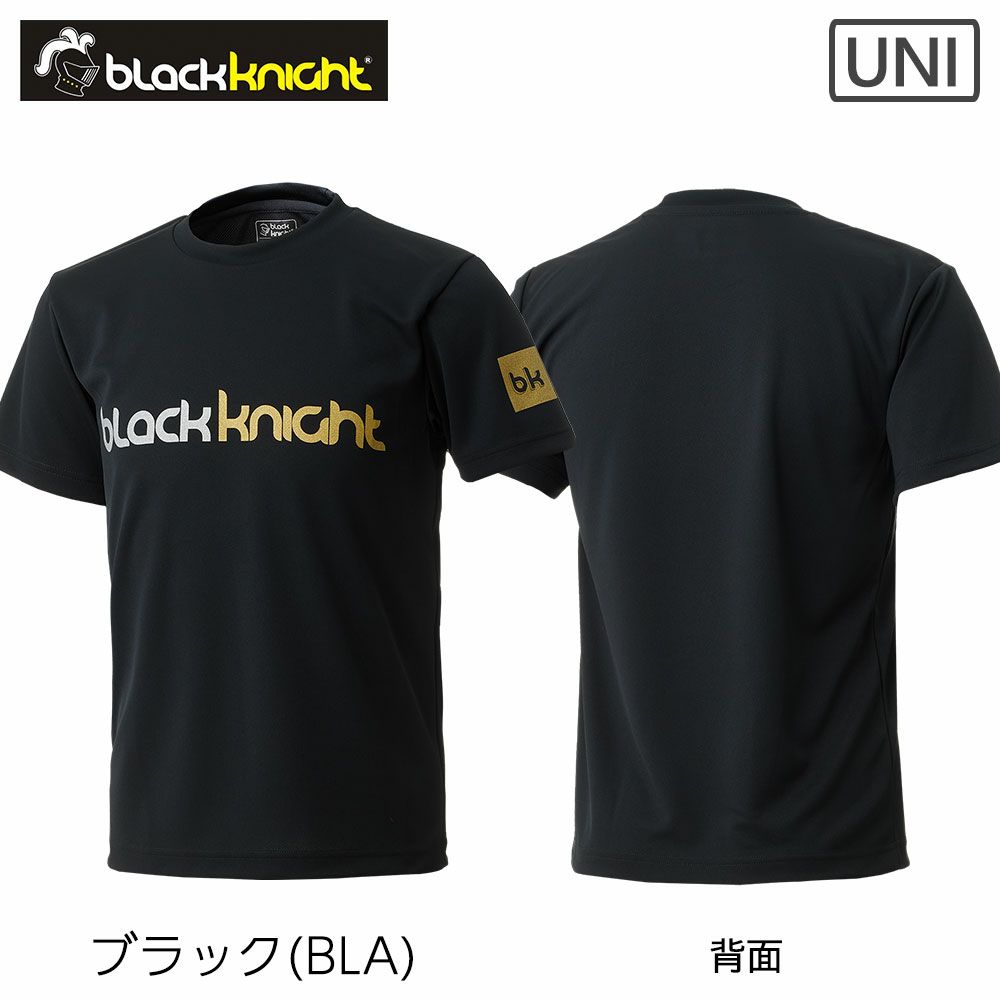 black knight ドライTシャツ ブラックナイト ユニ T-4105U バドミントン 2024bkss
