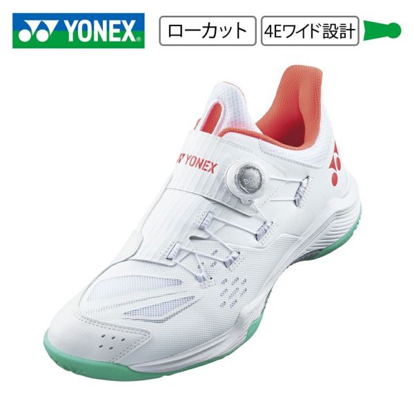 YONEX バドミントン シューズ ヨネックス パワークッション88ダイヤルワイド SHB88D3W 4e ローカット