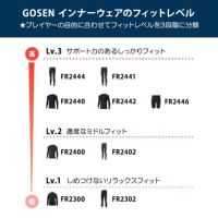 レディース 10分丈レギンス ゴーセン FR2441 GOSEN 2024gofw