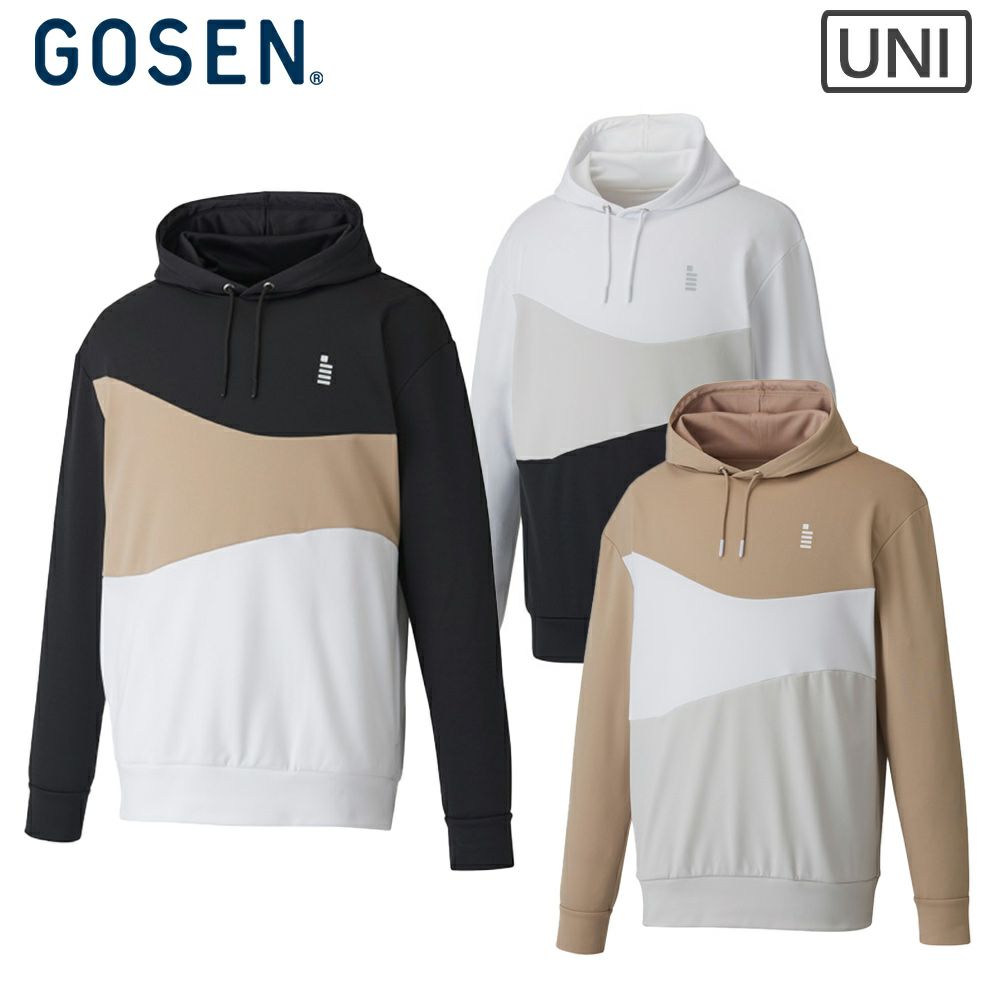  ゴーセン 裏起毛ストレッチパーカー ユニ W2442