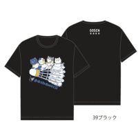 【予約販売】GOSEN ぽちゃ猫バドミントンTシャツ ユニ  ゴーセン NPT63