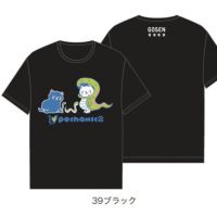 【予約販売】GOSEN ぽちゃ猫バドミントンTシャツ ユニ  ゴーセン NPT62