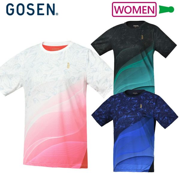 GOSEN レディース T2515 バドミントンシャツ L ホワイト GOSEN レディース T2515 バドミントンシャツ L ホワイト GOSEN