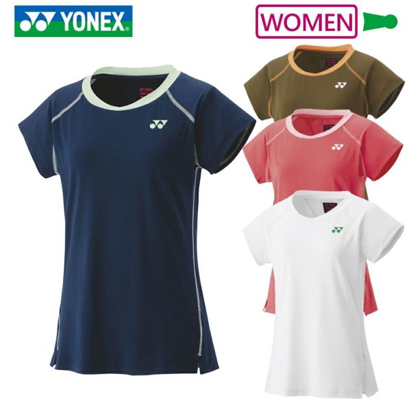 YONEX バドミントンウェア グレー/レッド YONEX ヨネックス バドミントンウェア ゲームシャツ 10642 ユニ