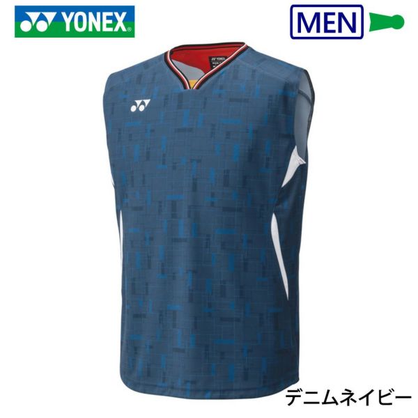 ヨネックス ゲームシャツ（ノースリーブ） （ 10658-002 ）[ YONEX MS メンズ ]24FW▽