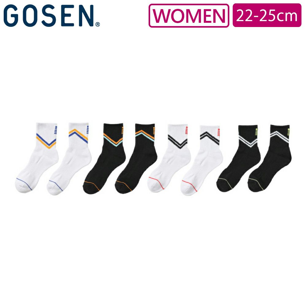 レディース ミドルソックス F2513 ゴーセン