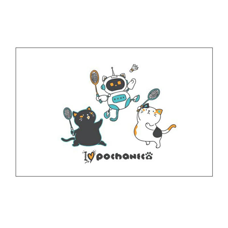 予約販売】GOSEN ぽちゃ猫 バドミントンTシャツ ユニ ゴーセン NPT66