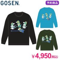 【予約販売】GOSEN ぽちゃ猫 干支ロングスリーブTシャツ ユニ  ゴーセン NPT67