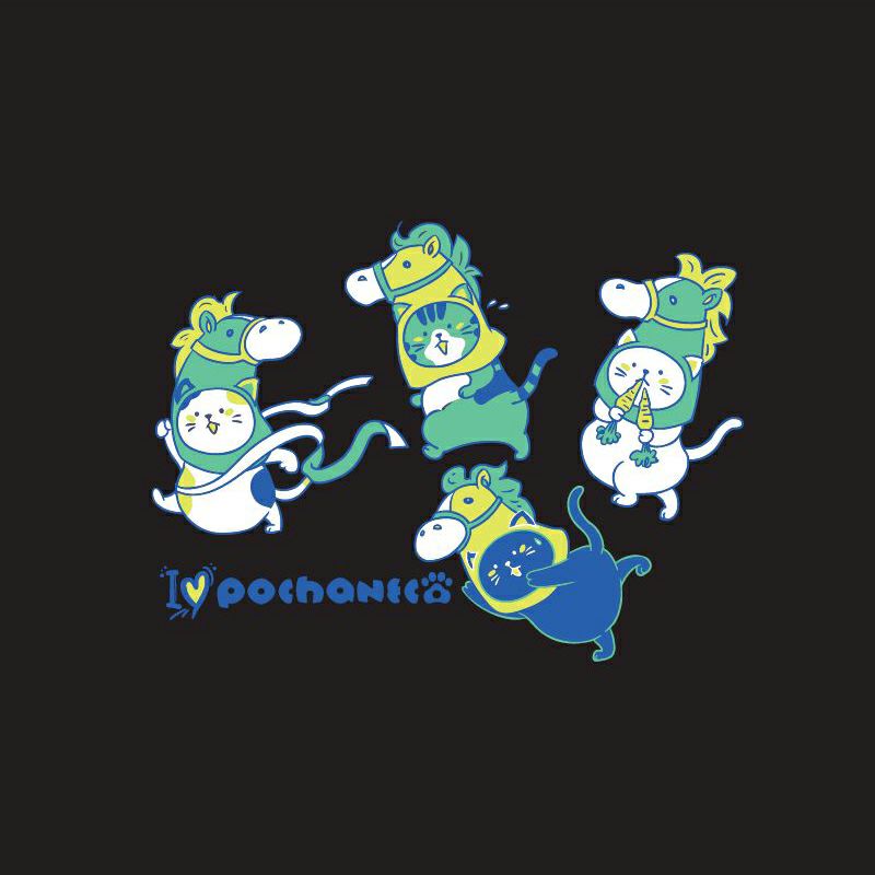 【予約販売】GOSEN ぽちゃ猫 干支ロングスリーブTシャツ ユニ  ゴーセン NPT67